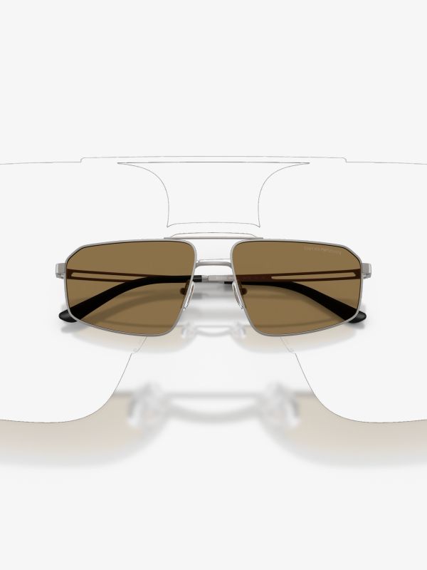 Lunettes de soleil  gris, ARMANI