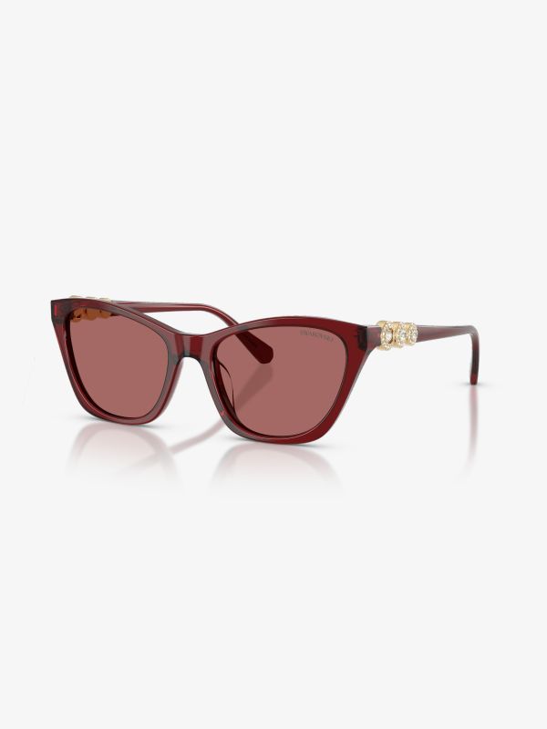 Lunettes de soleil rouge