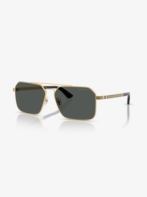 Sonnenbrille goldgelb