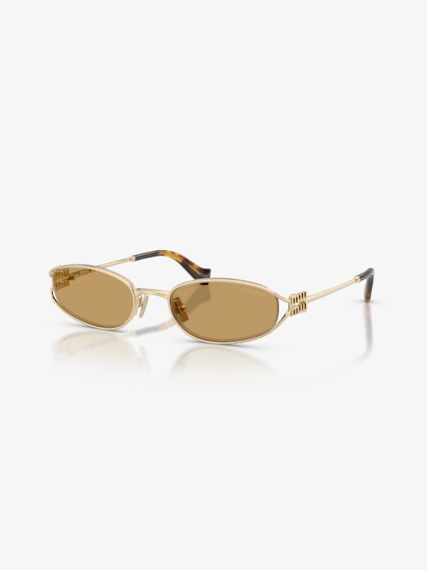 Sonnenbrille goldgelb
