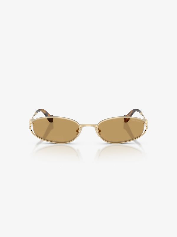 Lunettes de soleil  jaune dorée, MIU MIU