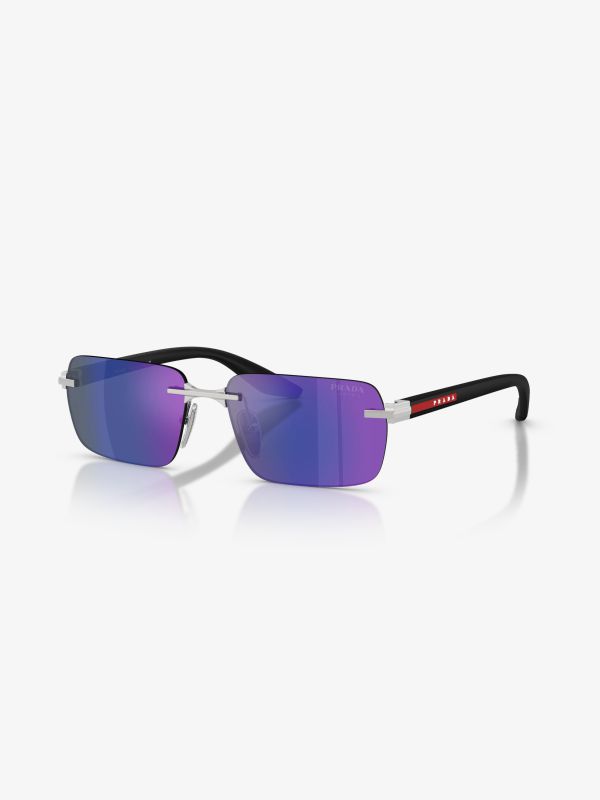 Sonnenbrille silberfarben