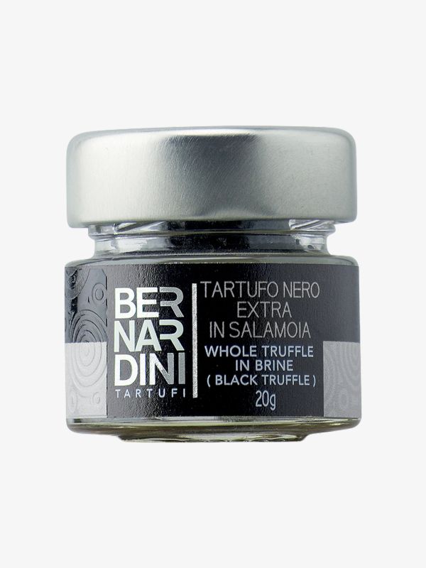 Tartufo nero extra in salamoia - ganzer eingelegter schwarzer Trüffel