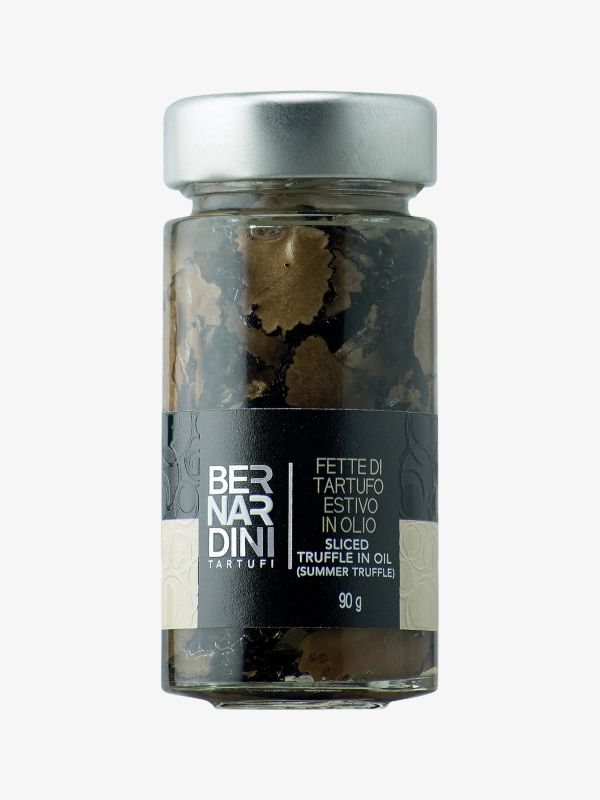 Fette di tartuufo estivo in olio - Sommer-Trüffel-Scheiben in Öl