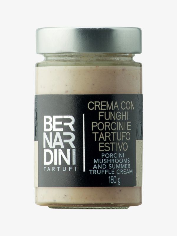Crema con funghi porcini e tartufo estivo - Crème mit Steinpilzen und Sommertrüffel
