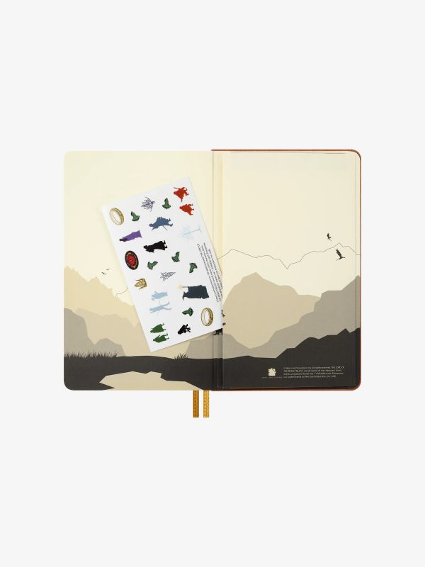Notizbuch Lord of The Rings Large Ruled Frodo/Sam beige, MOLESKINE