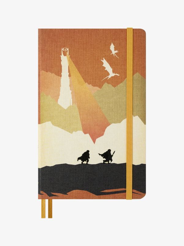 Notizbuch Lord of The Rings Large Ruled Frodo/Sam beige