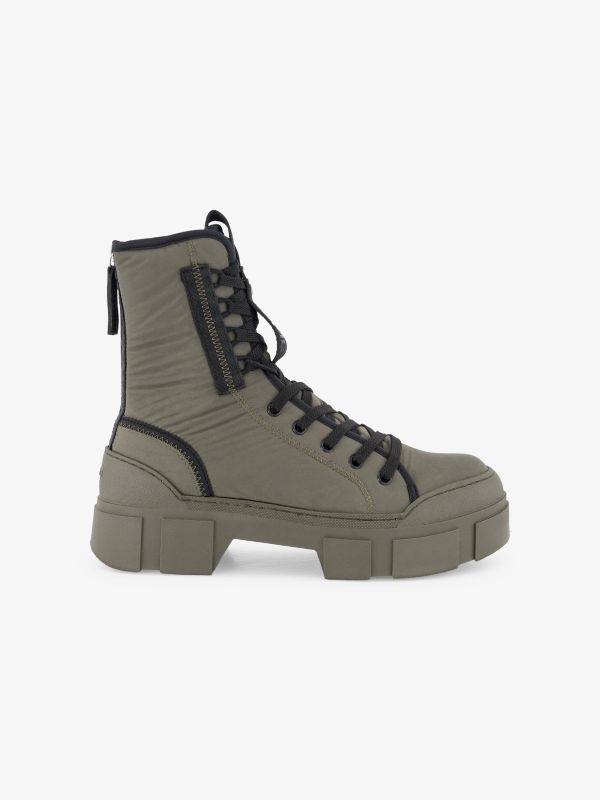 Stiefelette grau