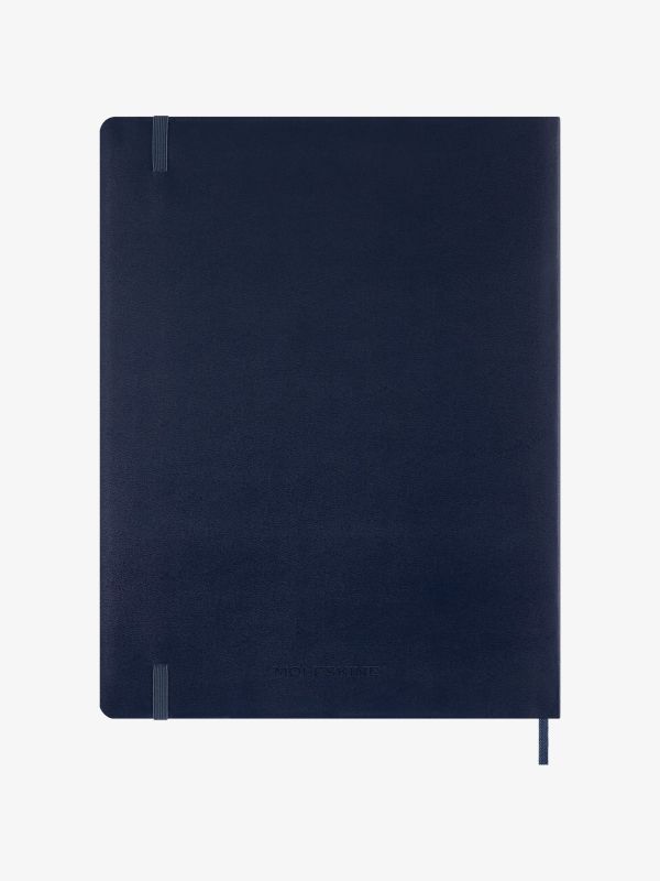 Agenda Essential XXL 2027 rayé bleu foncé, MOLESKINE