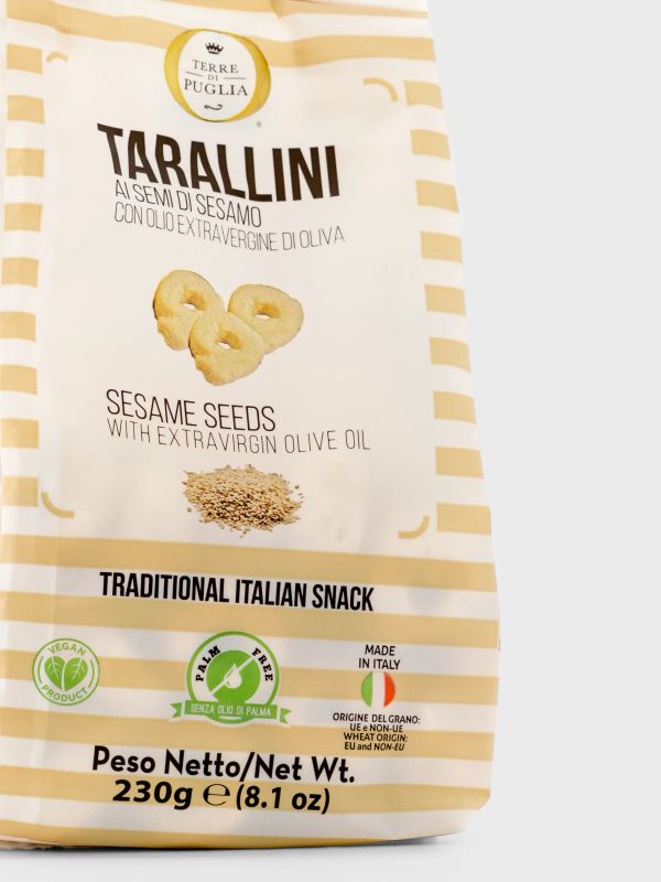 Tarallini  Sesame, TERRE DI PUGLIA