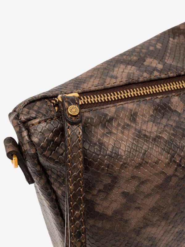 Clutch "Nora Pouch" dunkelbraun, GIANNI CHIARINI