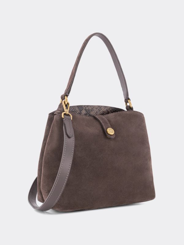 Sac à bandoulière "Fiona" mocca, GIANNI CHIARINI