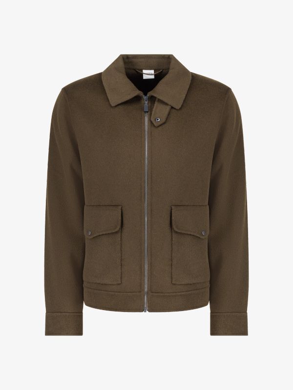 Wolljacke braun
