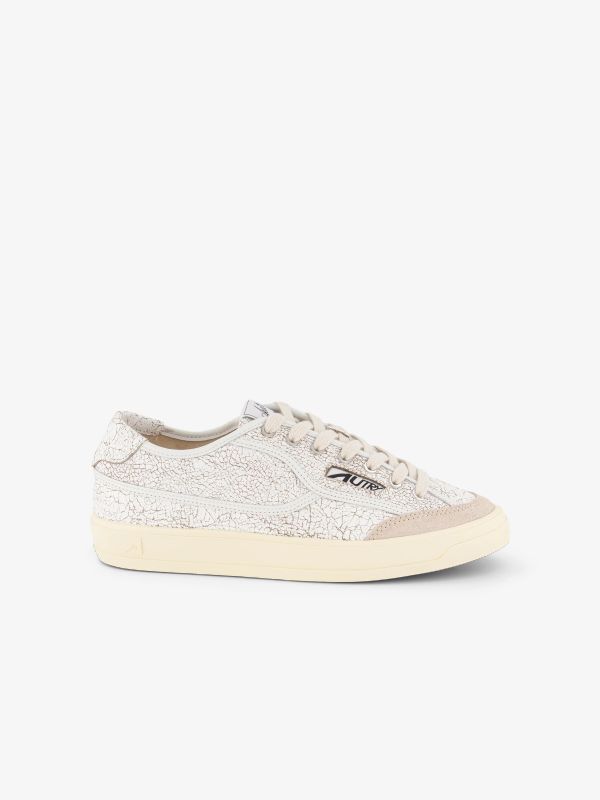 Ledersneaker weiss