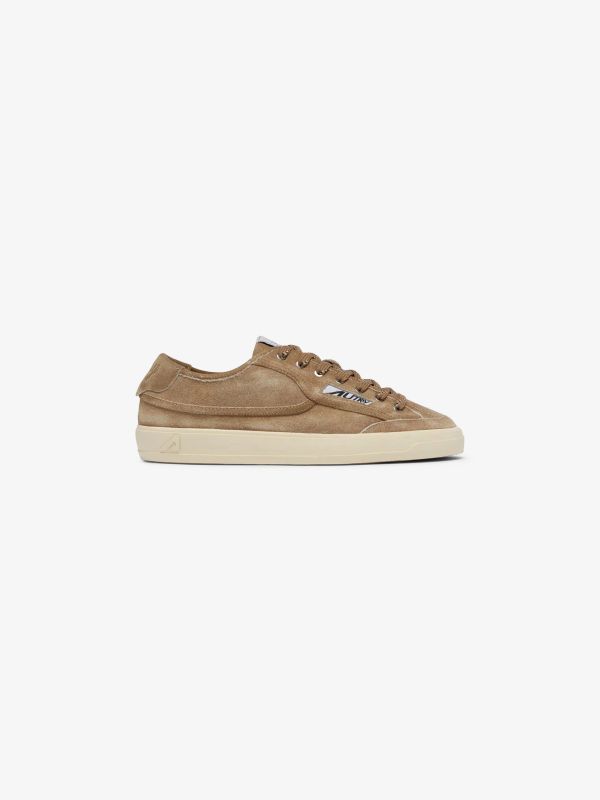 Ledersneaker "Windscape Low" camel