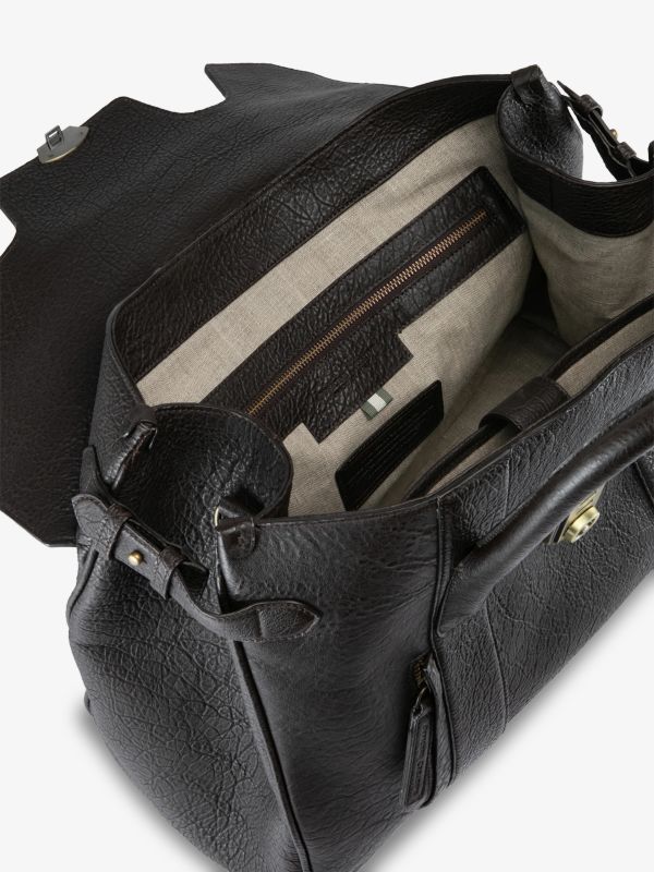 Businesstasche "Bostonian" dunkelbraun, OFFICINE CREATIVE