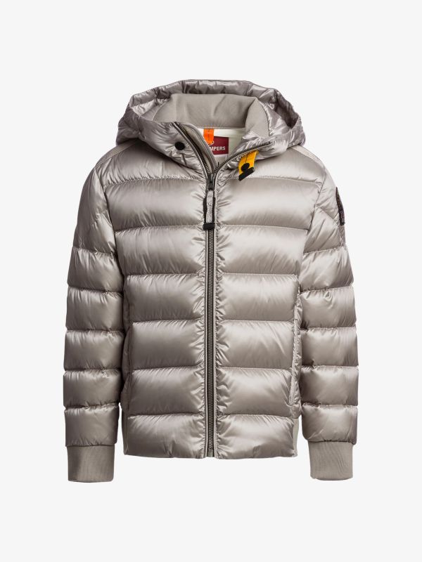 Veste en duvet gris