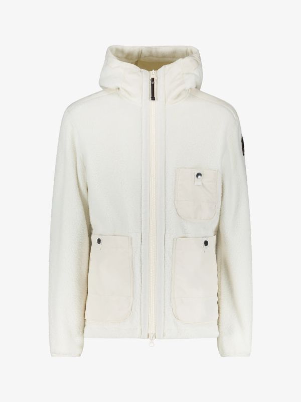 Fleecejacke "Sundre" offwhite