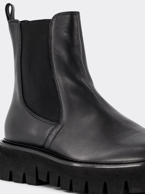 Bottines Chelsea "Luggie" noir, AGL