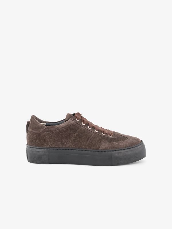 Ledersneaker braun