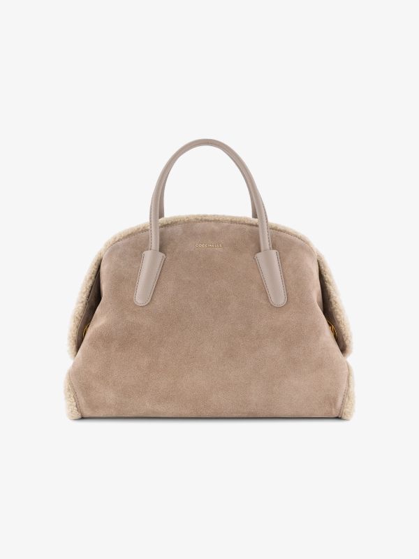 Handtasche "Tylde Suede" braun
