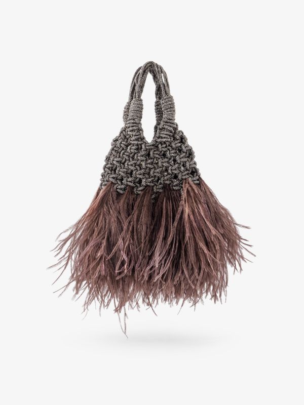 Handtasche "Vannifique Plumes* grege