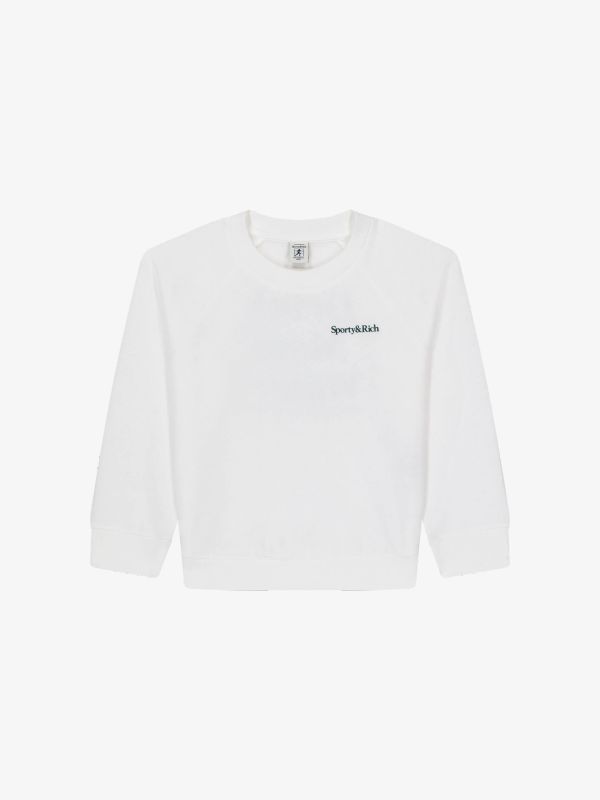 Sweatshirt "Drink more water" weiss