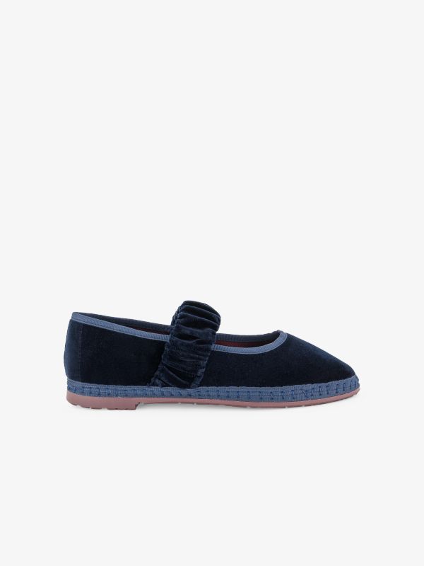 Ballerinas "Mafalda" blau