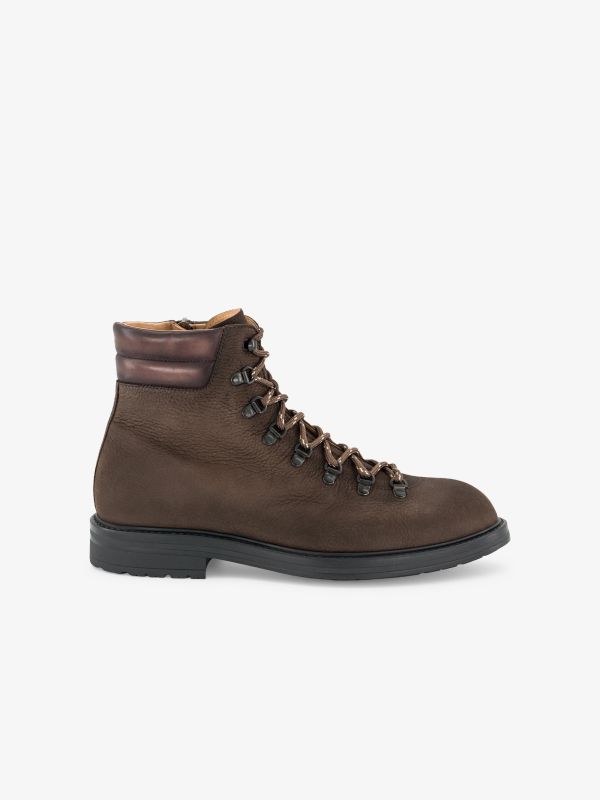 bottes à lacets  brun