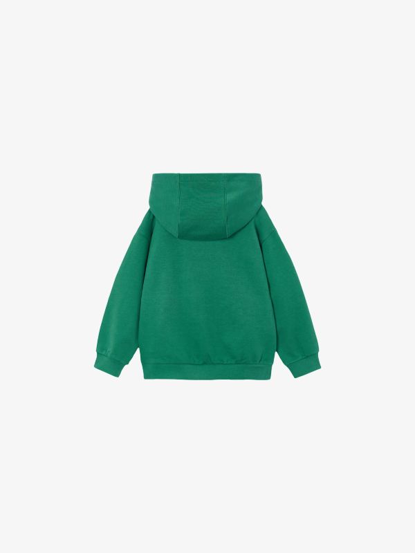 sweat à capuche  vert, MAYORAL