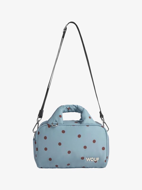 Sac à bandoulière bleu délavé