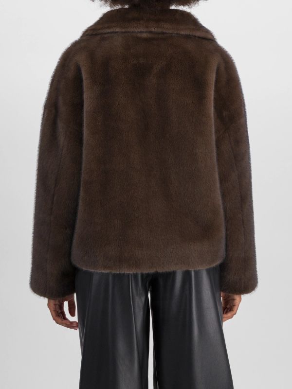 Manteau mi-saison "Faje" brun, STUDIO AR