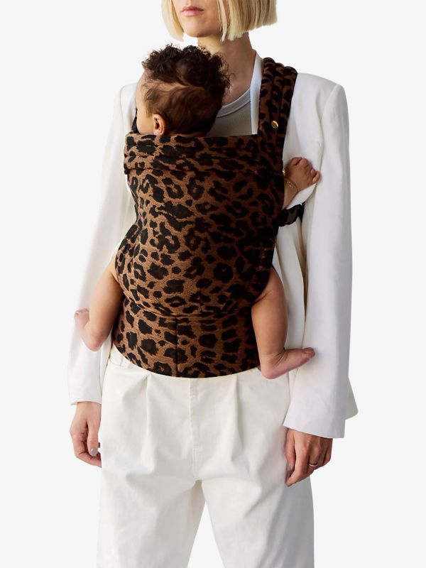 Porte-bébé "Zeitgeist Leopard Classic" brun/à petits motifs, ARTIPOPPE