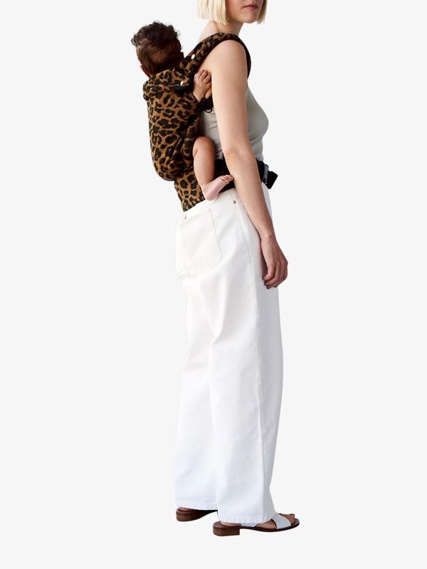 Porte-bébé "Zeitgeist Leopard Classic" brun/à petits motifs, ARTIPOPPE