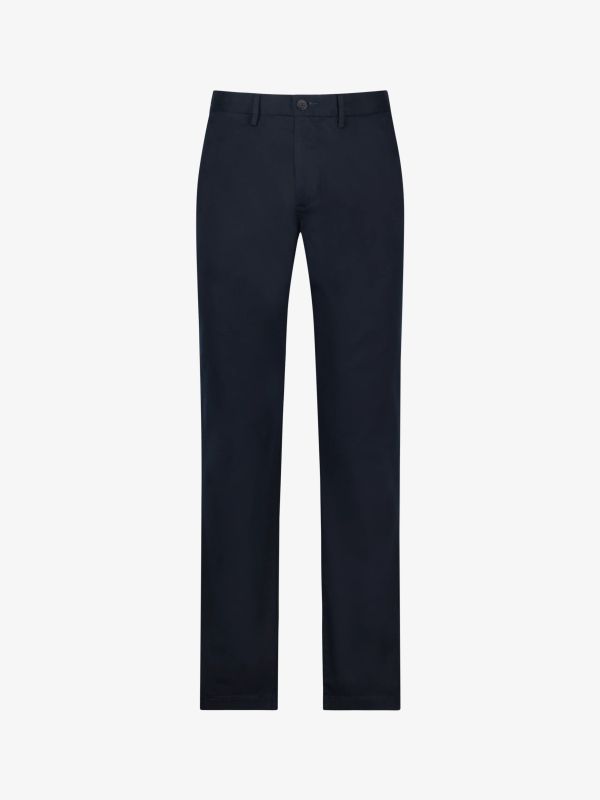 Chinohose "Performance Pique Zip Reg Polo" navy