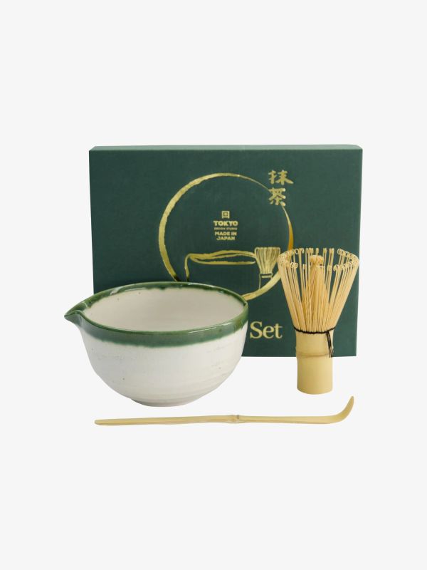 Matcha Set Wit Oribe weiss