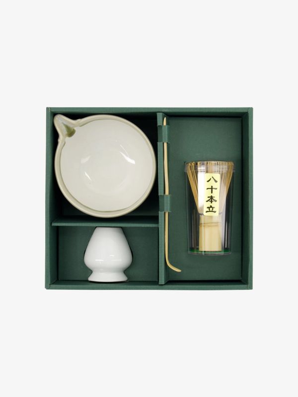 Matcha set de 4 pièces Unofu pistache, TOKYO DESIGN STUDIO