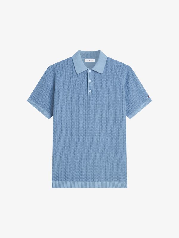 Poloshirt "GMD Structure" blau