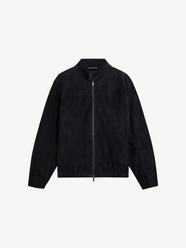 Lederjacke "New York" navy
