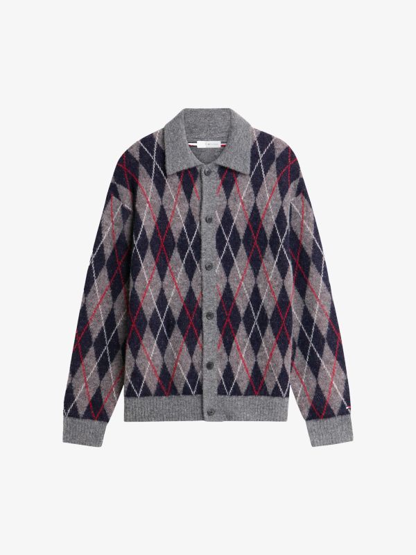 Strickjacke mittelgrau