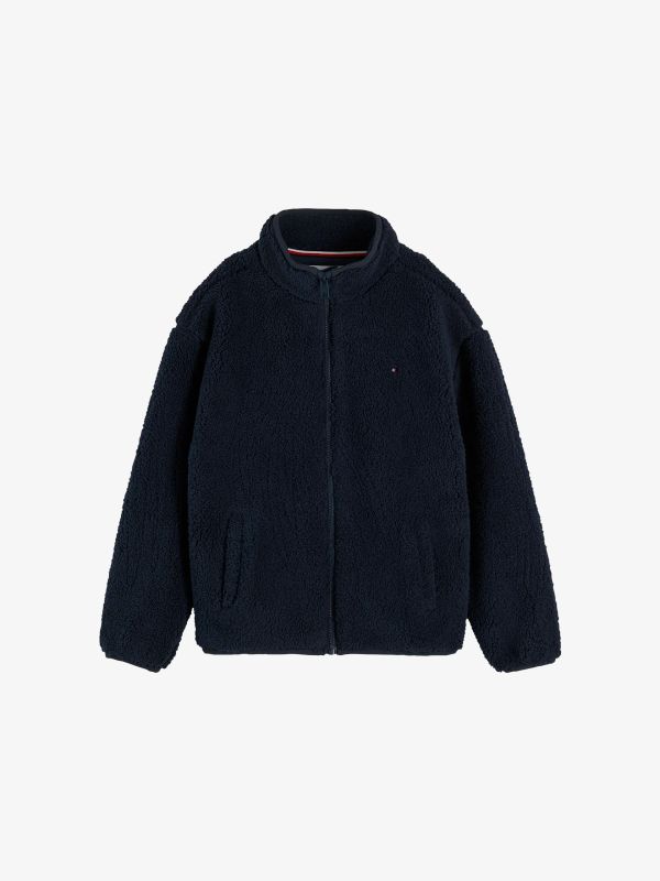 Sweatjacke blau