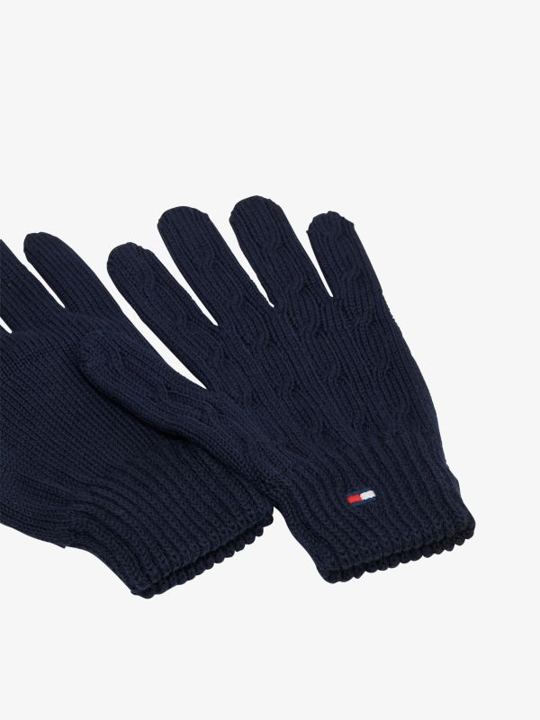 Handschuhe blau, TOMMY HILFIGER