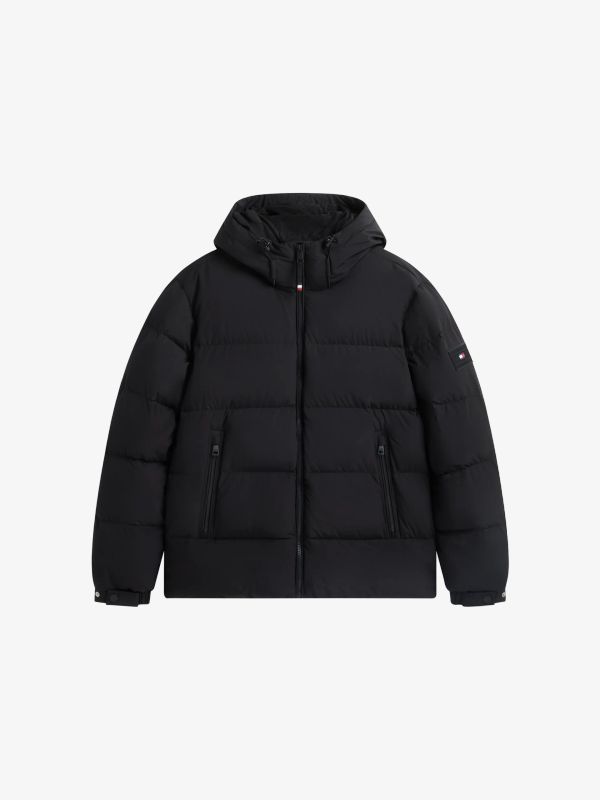 Daunenjacke schwarz
