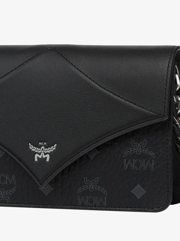 Schultertasche schwarz, MCM