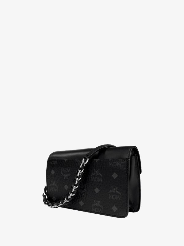 Schultertasche schwarz, MCM