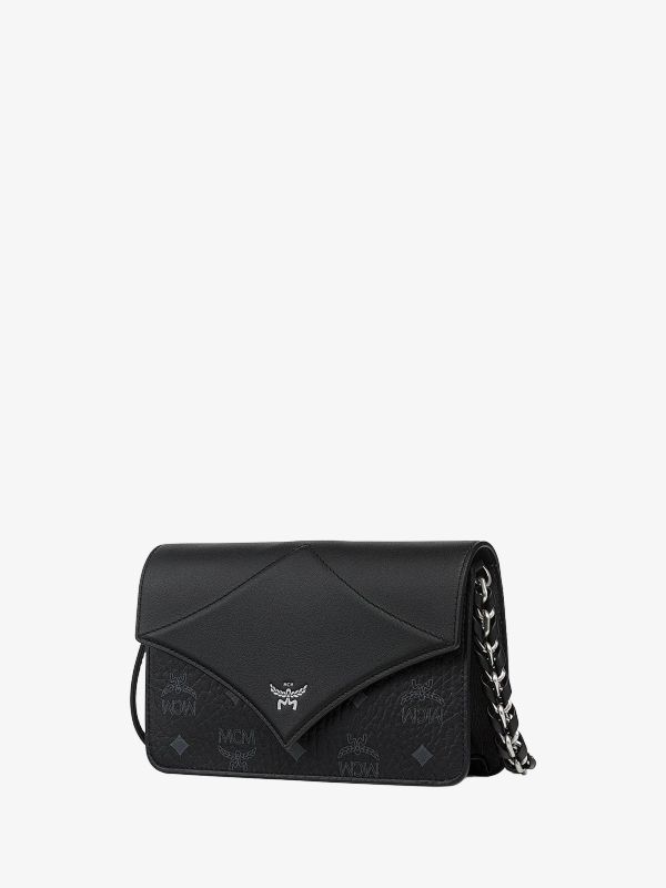 Schultertasche schwarz, MCM