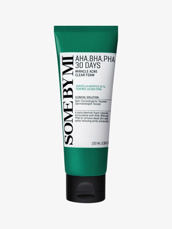 AHA BHA PHA 30 Days Miracle Acne Clear Foam