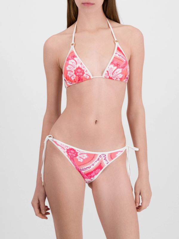 Pantalon de bikini "Malta Ornate" pink/à petits motifs, MELISSA ODABASH