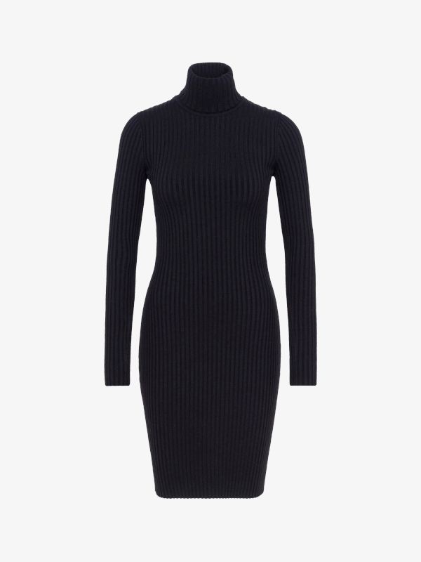 Strickkleid schwarz