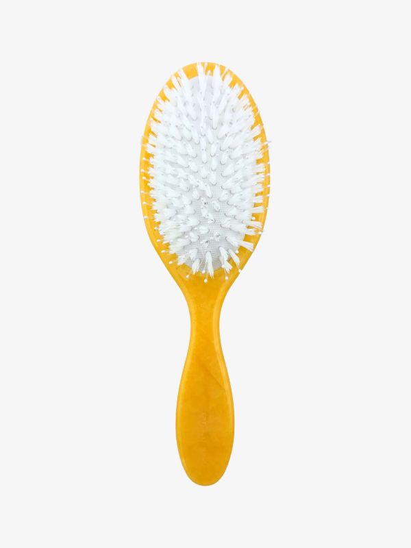 Brosse à cheveux Gänseblume blanc/à petits motifs, SOLAR ECLIPSE
